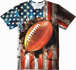 3D Graphic Boys Girls T Shirts, Crewneck Short Sleeve Tees for Teens