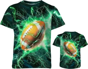 3D Graphic T Shirts for Boys Girls Kids, Casual Crewneck Short Sleeve Tops Tees for Teens 6-16 Years