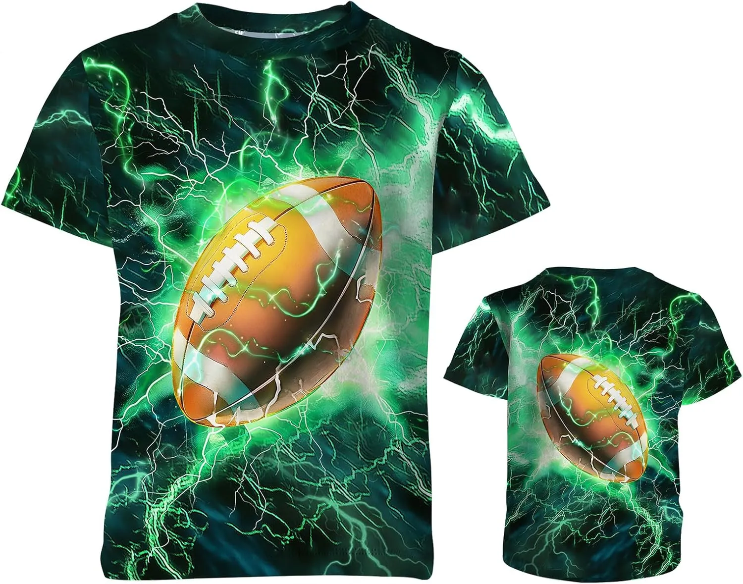 3D Graphic T Shirts for Boys Girls Kids, Casual Crewneck Short Sleeve Tops Tees for Teens 6-16 Years