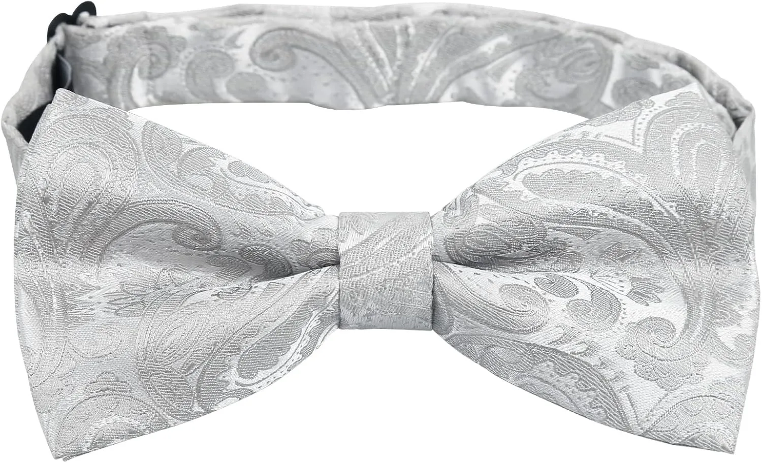 Alizeal Mens Paisley Bow Tie, Hanky and Cufflinks