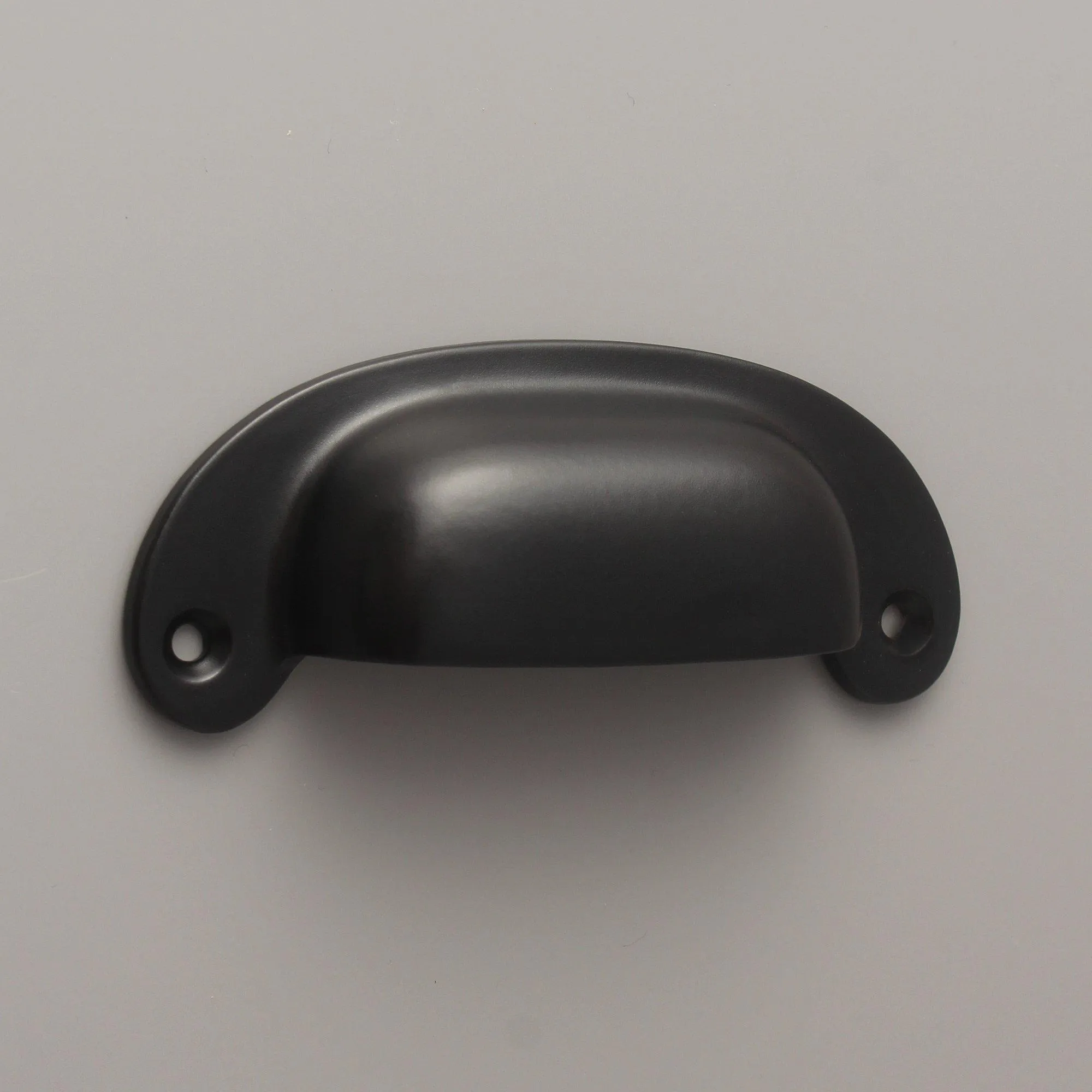 Classic Cast Iron Cup Pull Handle · Black ·