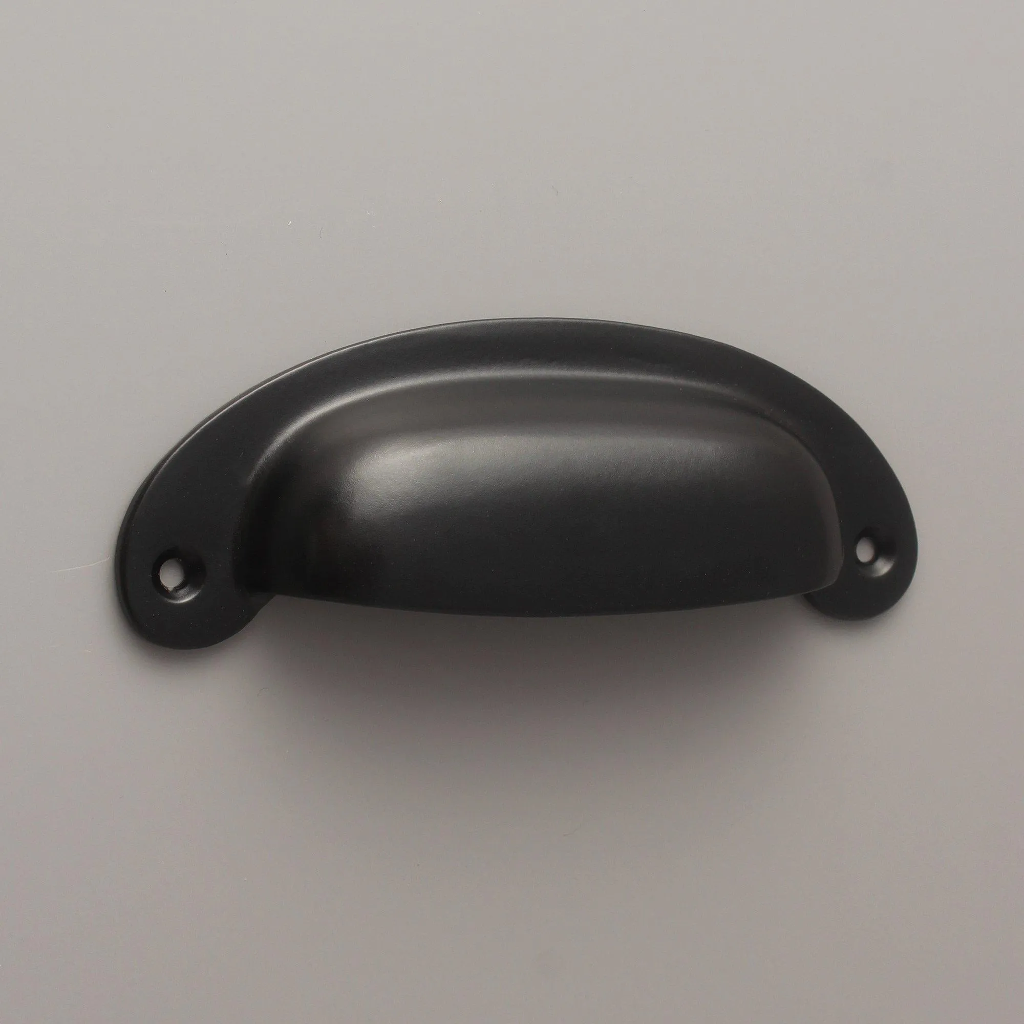 Classic Cast Iron Cup Pull Handle · Black ·