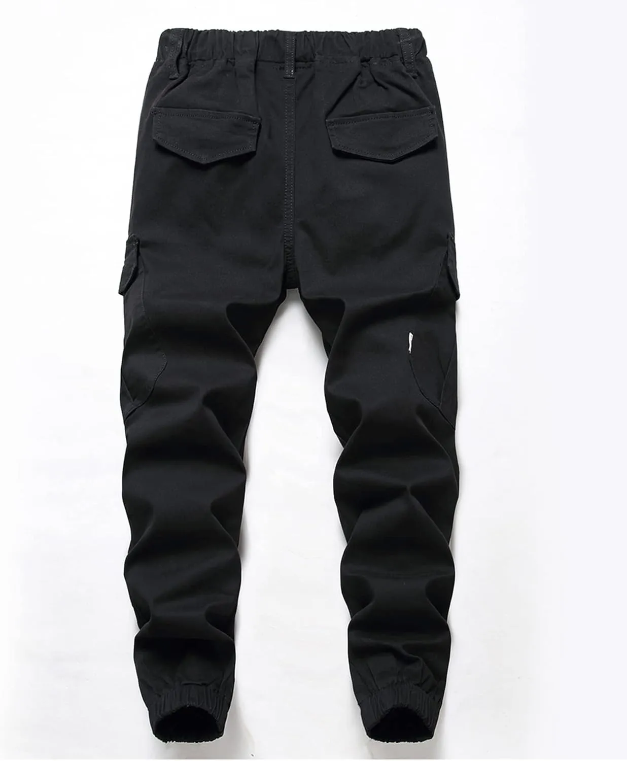 LOKTARC Boys' Pull-On Slim Fit Camo Cargo Jogger Pants