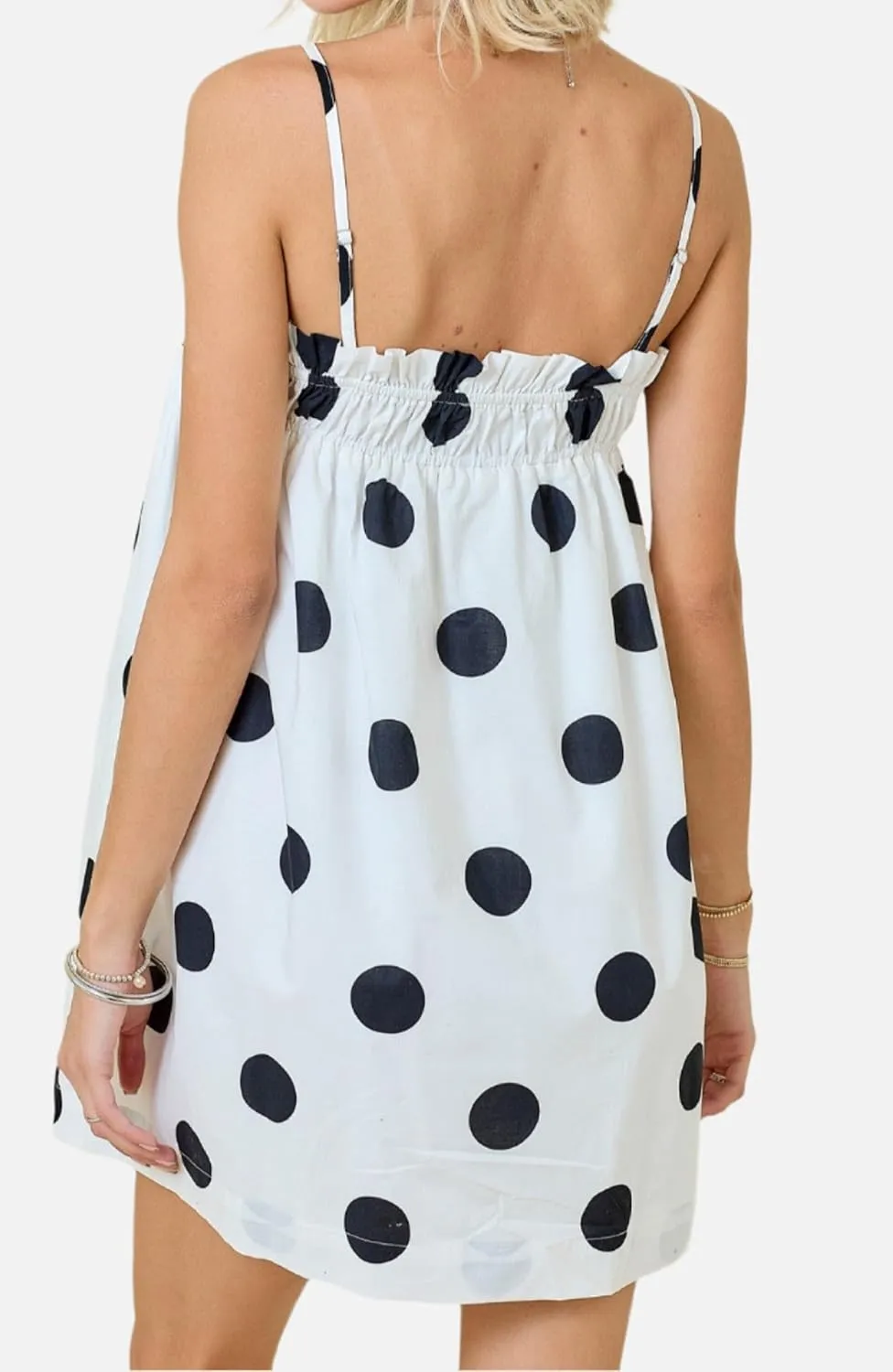 Women Cute Spaghetti Strap Boho Mini Dress Floral Backless Flowy Sling Short Dresses Graphic Summer Vocation Sundress